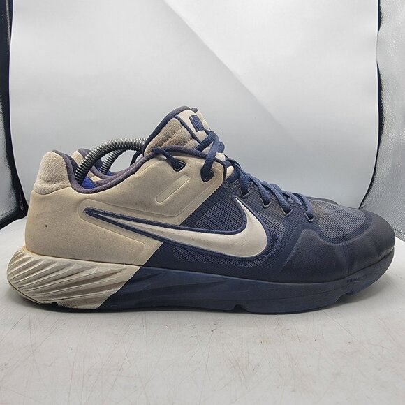 Nike Alpha Huarache Elite 2 Turf Mens 11 Baseball Cleats Blue CI2222-401 - Picture 15 of 15